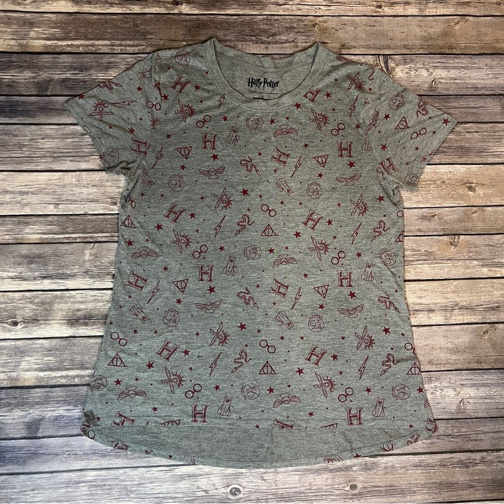 Harry Potter Grey Tee, Size XL